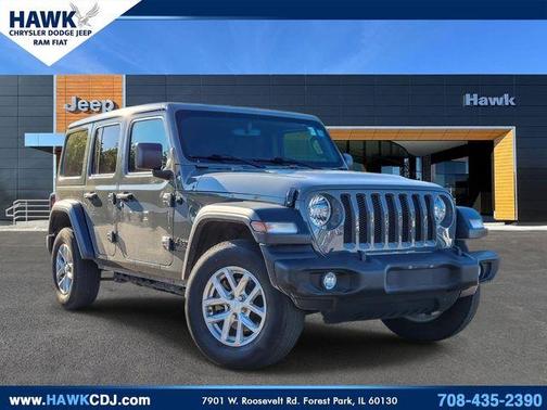 Sting Gray Clearcoat 2023 Jeep Wrangler Sport