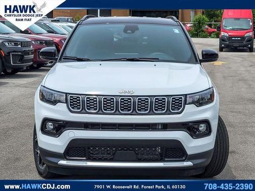 Bright White Clearcoat 2024 Jeep Compass Limited
