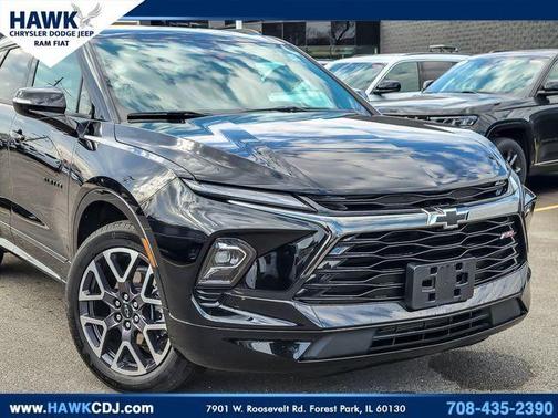 Black 2025 Chevrolet Blazer RS