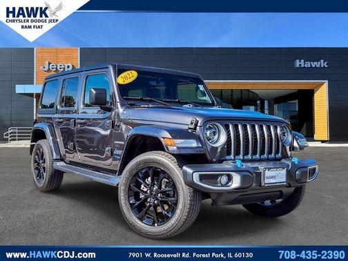 Granite Crystal Clearcoat Metallic 2022 Jeep Wrangler Unlimited 4xe Sahara