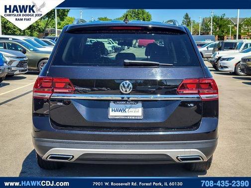 Deep Black Pearl Effect 2018 Volkswagen Atlas 3.6L SE