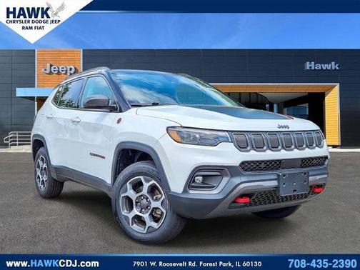 Bright White Clearcoat 2022 Jeep Compass Trailhawk