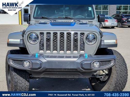 Sting Gray Clearcoat 2023 Jeep Wrangler 4xe Rubicon