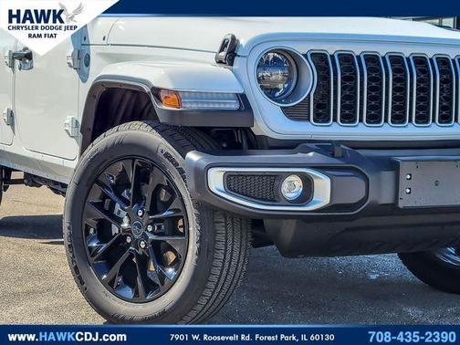 Bright White Clearcoat 2025 Jeep Wrangler 4xe Sahara