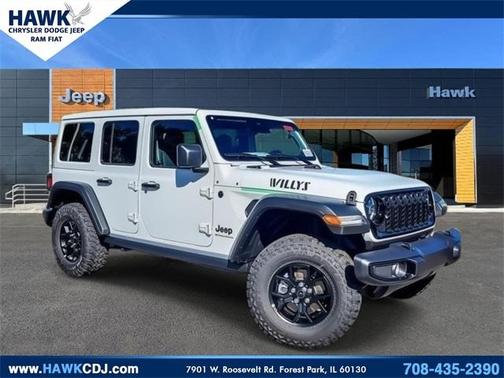 Bright White Clearcoat 2026 Jeep Wrangler Sport SUV