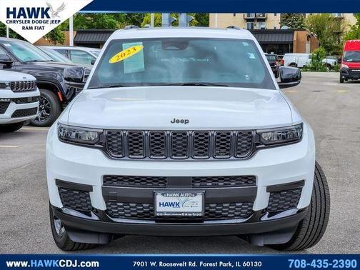 Bright White Clearcoat 2023 Jeep Grand Cherokee L Laredo