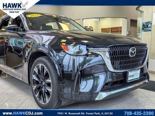 Jet Black Mica 2024 Mazda CX-90 3.3 Turbo S