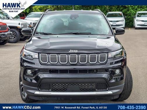 Diamond Black 2022 Jeep Compass Limited