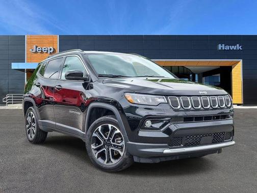 Diamond Black 2022 Jeep Compass Limited