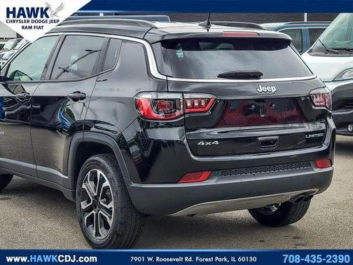 Diamond Black 2022 Jeep Compass Limited