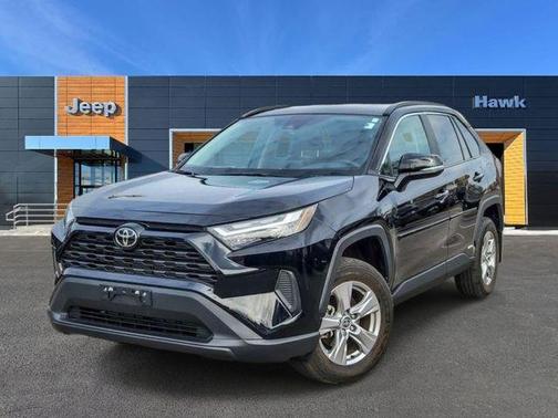 Midnight Black Metallic 2025 Toyota RAV4 Hybrid LE