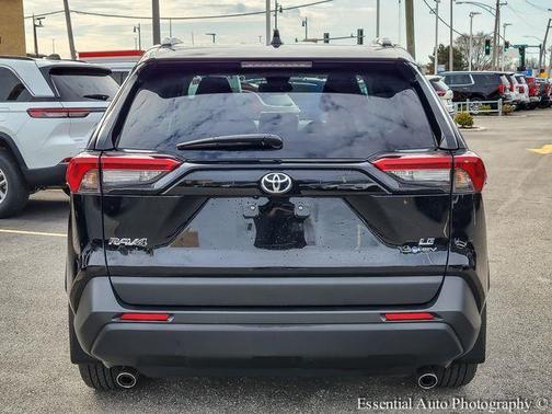 Midnight Black Metallic 2025 Toyota RAV4 Hybrid LE