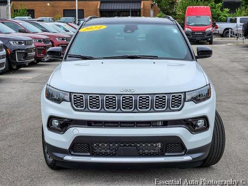 Bright White Clearcoat 2024 Jeep Compass Limited