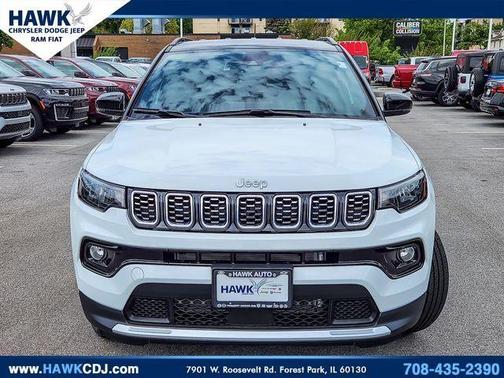 Bright White Clearcoat 2024 Jeep Compass Limited