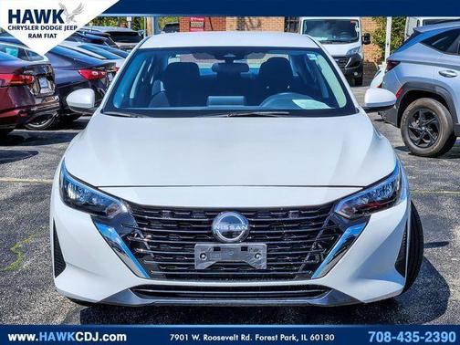 Aspen White 2024 Nissan Sentra SV