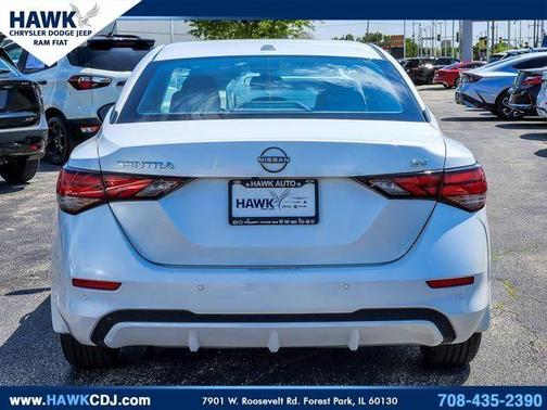 Aspen White 2024 Nissan Sentra SV