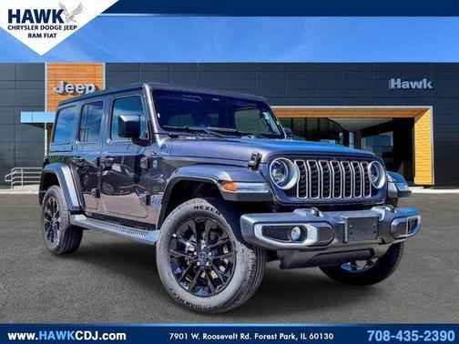 Granite Crystal Clearcoat Metallic 2025 Jeep Wrangler 4xe Sahara