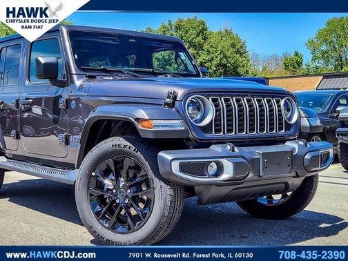 Granite Crystal Clearcoat Metallic 2025 Jeep Wrangler 4xe Sahara