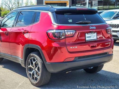 Red 2025 Jeep Compass Limited