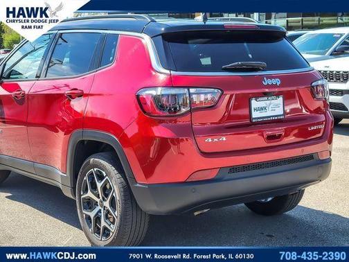 Red 2025 Jeep Compass Limited