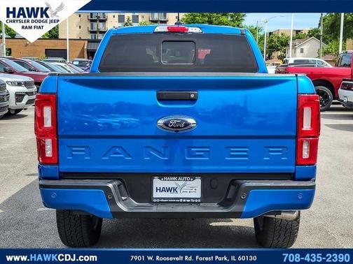 Blue Metallic 2021 Ford Ranger Lariat
