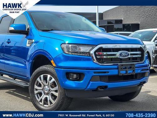 Blue Metallic 2021 Ford Ranger Lariat