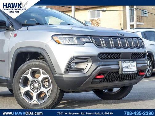 Billet Silver Metallic Clearcoat 2022 Jeep Compass Trailhawk