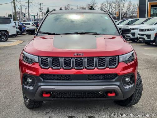 Red 2025 Jeep Compass Trailhawk