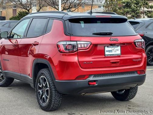 Red 2025 Jeep Compass Trailhawk