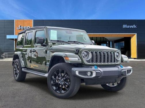Sarge Green Clearcoat 2024 Jeep Wrangler 4xe Sahara
