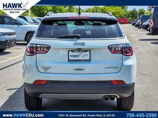 Bright White Clearcoat 2022 Jeep Compass Limited