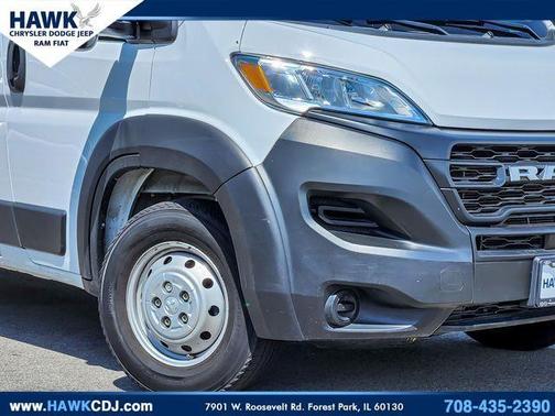Bright White Clearcoat 2023 RAM ProMaster 2500 High Roof