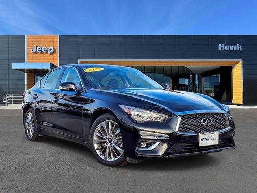 Black Obsidian 2023 INFINITI Q50 LUXE