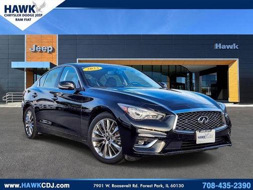 Black Obsidian 2023 INFINITI Q50 LUXE