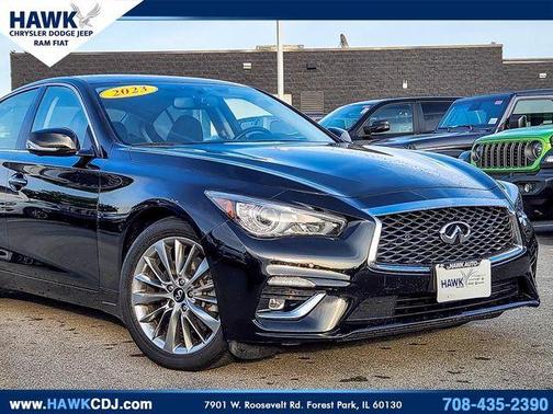 Black Obsidian 2023 INFINITI Q50 LUXE