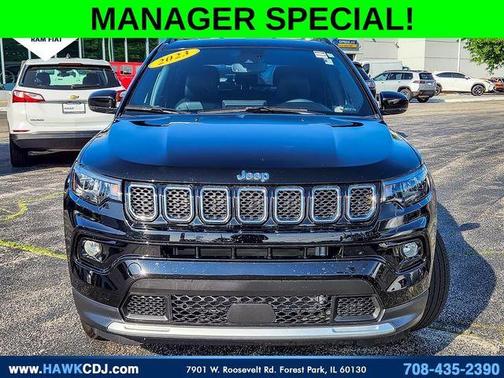 Diamond Black 2023 Jeep Compass Limited