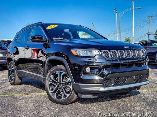 Diamond Black 2023 Jeep Compass Limited