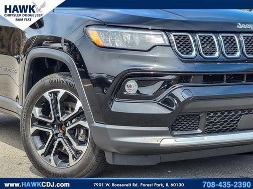 Diamond Black 2023 Jeep Compass Limited