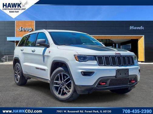 Bright White Clearcoat 2021 Jeep Grand Cherokee Trailhawk