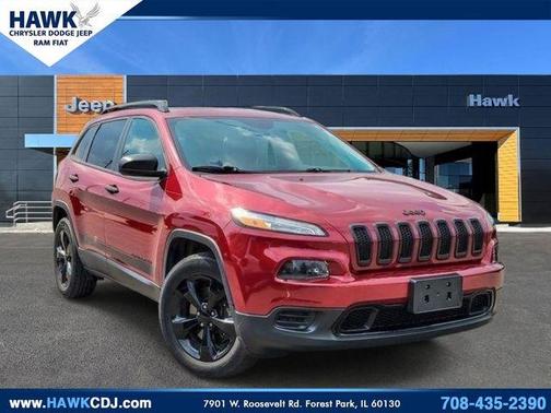 Deep Cherry Red Crystal Pearlcoat 2017 Jeep Cherokee Altitude