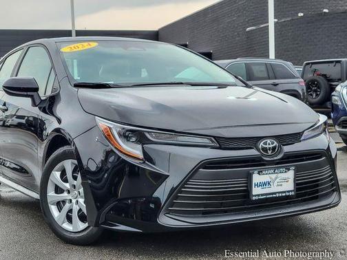Midnight Black Metallic 2024 Toyota Corolla LE
