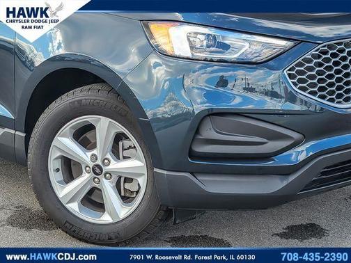 Stone Blue Metallic 2024 Ford Edge SE
