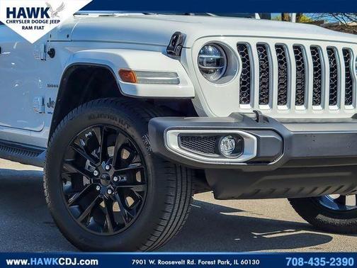 Bright White Clearcoat 2021 Jeep Wrangler Unlimited 4xe Sahara