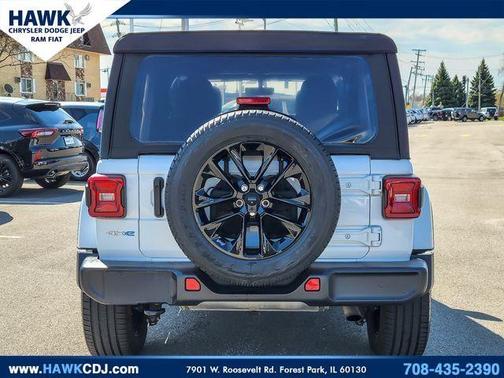 Bright White Clearcoat 2021 Jeep Wrangler Unlimited 4xe Sahara