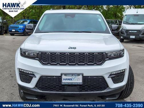Bright White Clearcoat 2023 Jeep Grand Cherokee Limited