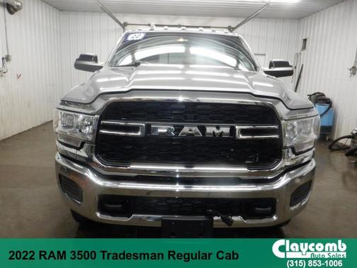 Silver 2022 RAM 3500 Tradesman Regular Cab 4x4 8' Box