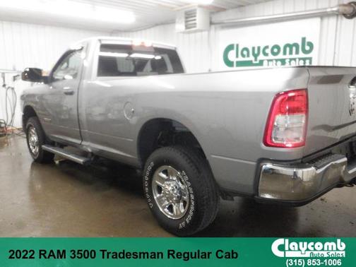 Silver 2022 RAM 3500 Tradesman Regular Cab 4x4 8' Box