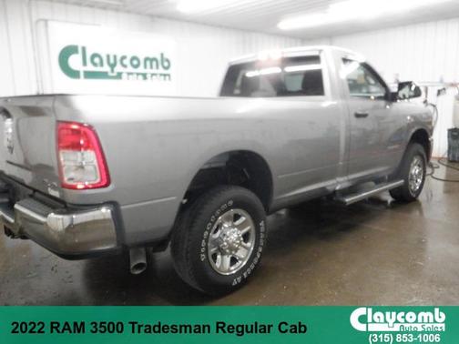 Silver 2022 RAM 3500 Tradesman Regular Cab 4x4 8' Box