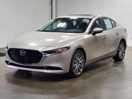 Platinum Quartz Metallic 2026 Mazda Mazda3 FWD w/Preferred Package