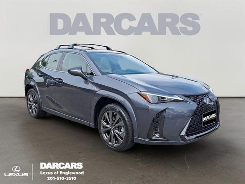 Cloudburst Gray with Obsidian Roof 2023 Lexus UX 250h F Sport